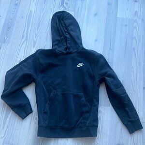 Nike men’s black hoodie; XS fits youth L